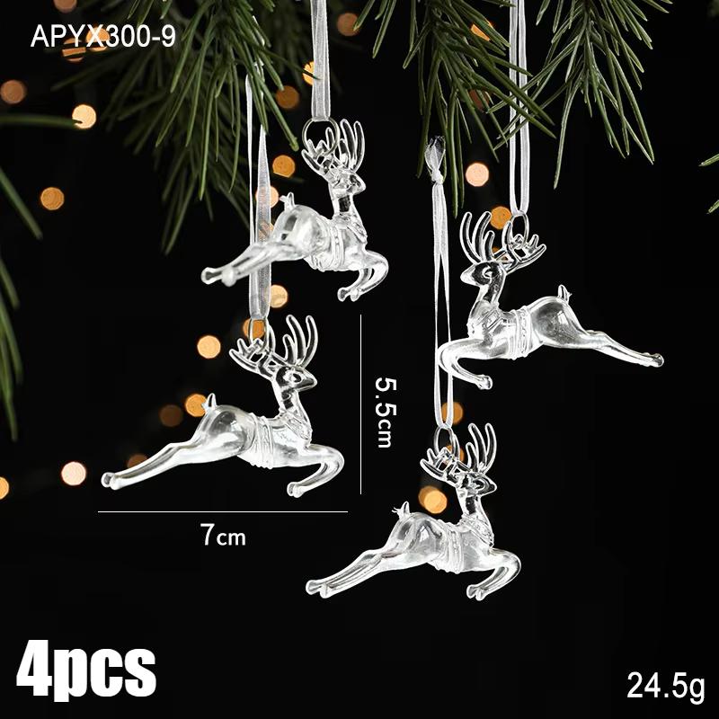 3pcs 2025 Christmas Decorations Christmas Transparent Snowflake Pendants Christmas Tree Home Decorations
3pcs 2025 Christmas Decorations Christmas Transparent Snowflake Pendants Christmas Tree Home Decorations
