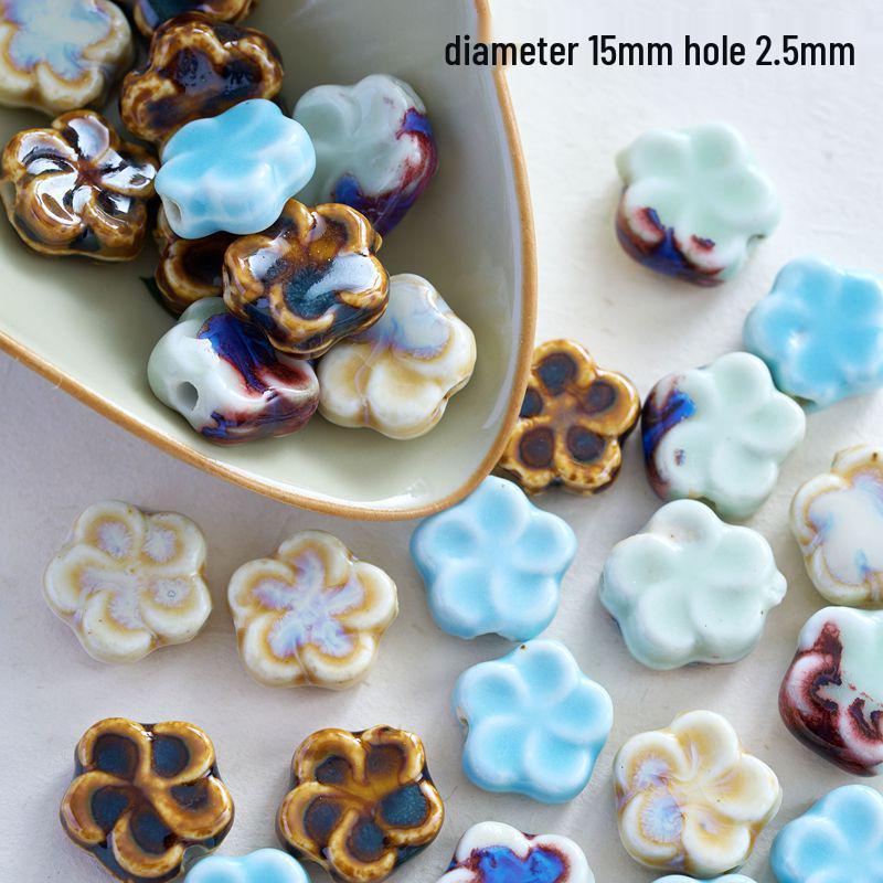 Ceramic Plum Blossom Beading Kit: DIY Hairpin Pendants with Large Hole Beads for Students and Girls
Ceramic Plum Blossom Beading Kit: DIY Hairpin Pendants with Large Hole Beads for Students and Girls