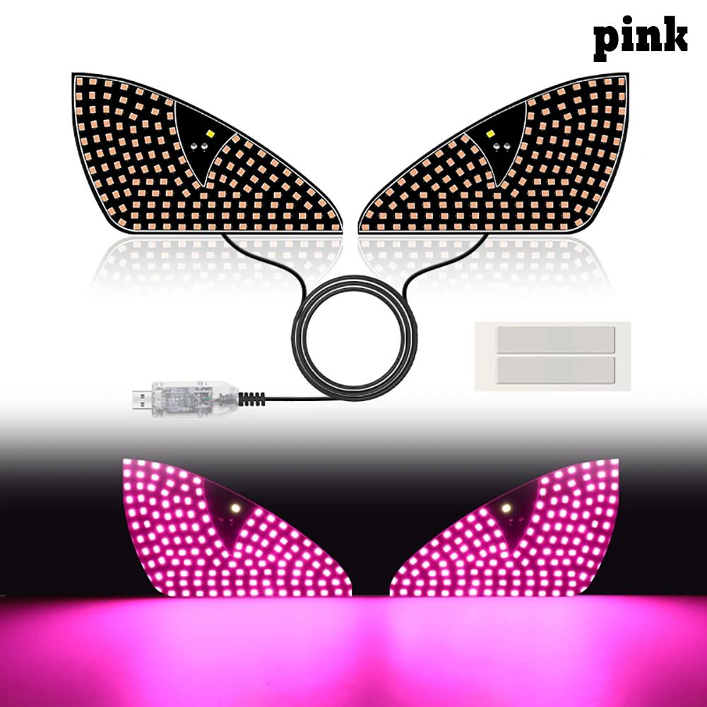 Universal Car LED Dynamic Eye Light Plug and Play Rear Window USB Plug Light Animated Eye Atmosphere Light Auto Accessories 2Pcs розовый
Universal Car LED Dynamic Eye Light Plug and Play Rear Window USB Plug Light Animated Eye Atmosphere Light Auto Accessories 2Pcs розовый