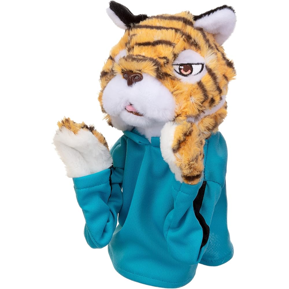 IWAYA Kung Fu Puppet Tiger Plush Toy with Sound Effects for Ages 6 and Up, Arm Extension Feature, ST Mark Certified
IWAYA Kung Fu Puppet Tiger Plush Toy with Sound Effects for Ages 6 and Up, Arm Extension Feature, ST Mark Certified