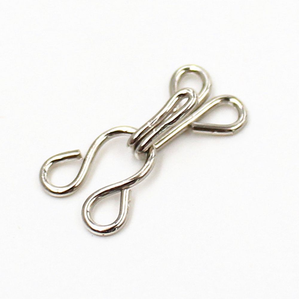 DIY Zinc Zinc Alloy Garment Accessories Jacket Hooks Replacement Sewing Hook and Eye Craft Buckle Bra Buckle 17mm срібний
DIY Zinc Zinc Alloy Garment Accessories Jacket Hooks Replacement Sewing Hook and Eye Craft Buckle Bra Buckle 17mm срібний