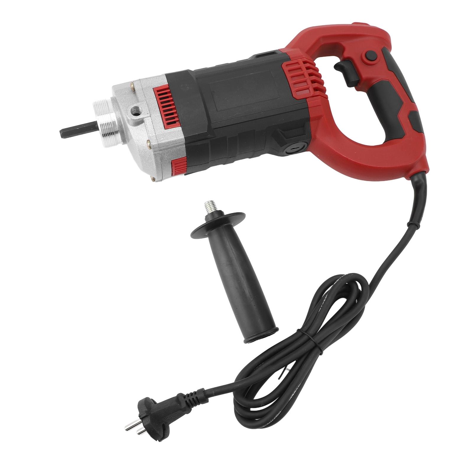 Ручний бетонний вібратор з кнопкою блокування 5000 об/хв Бокові вікна для розсіювання тепла Ручний червоний колір чорний
Ручний бетонний вібратор з кнопкою блокування 5000 об/хв Бокові вікна для розсіювання тепла Ручний червоний колір чорний