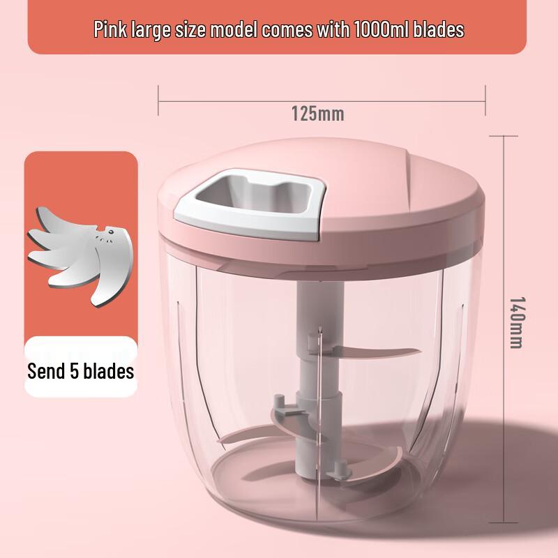 Zhao Ran Pull-String 5-Blade Garlic Chopper
Zhao Ran Pull-String 5-Blade Garlic Chopper