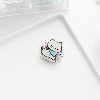 2PCS Mianmian Puppy Acrylic Clip Stationery Long Tail Clip Cute Line Wind Tail Clip Hand Tent Clip
2PCS Mianmian Puppy Acrylic Clip Stationery Long Tail Clip Cute Line Wind Tail Clip Hand Tent Clip