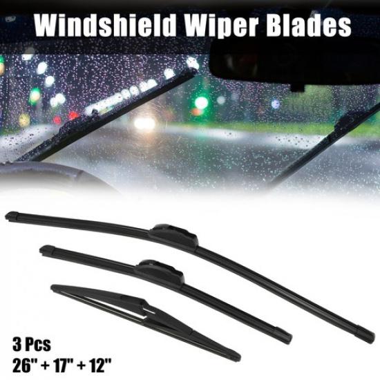 3 Pcs 26 17 12 Front Windshield Wiper Blades Set for Nissan Pathfinder
3 Pcs 26 17 12 Front Windshield Wiper Blades Set for Nissan Pathfinder
