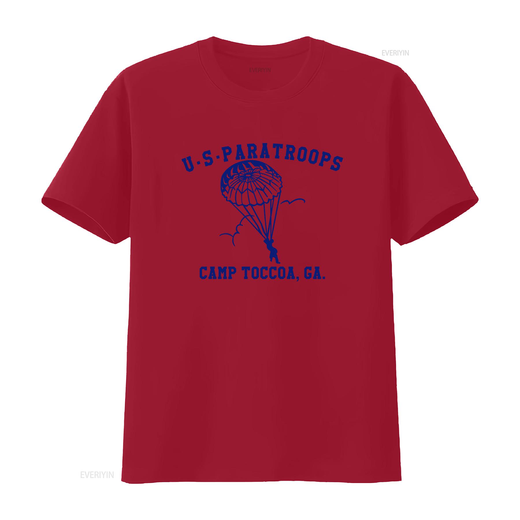 US Paratroops Camp Toccoa GA Retro Blue T Shirt 1079 vintage Washed Comfortable homme Stylish streetwear graphic Unisex S
US Paratroops Camp Toccoa GA Retro Blue T Shirt 1079 vintage Washed Comfortable homme Stylish streetwear graphic Unisex S