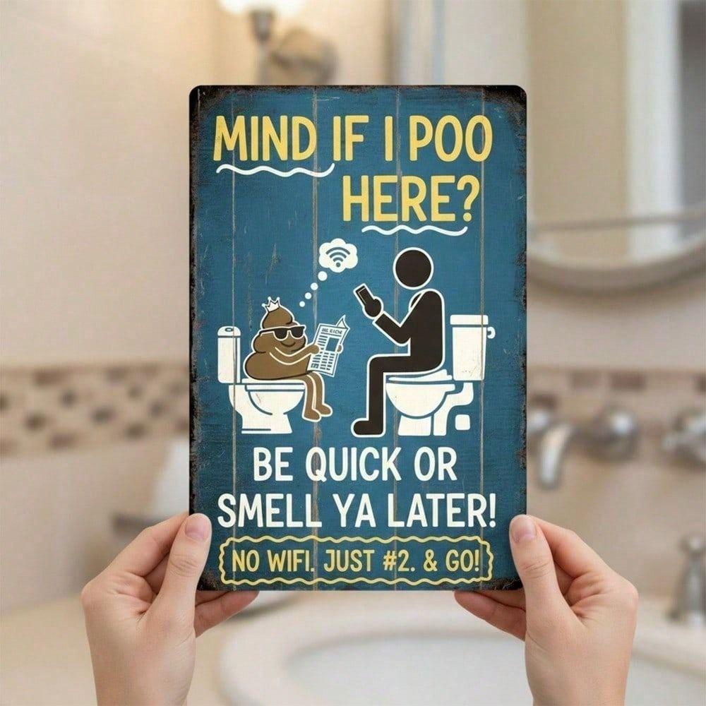 Metal Poster HOFEN 8x12 Inch Funny Toilet Sign Wall Art Humorous Gift
Metal Poster HOFEN 8x12 Inch Funny Toilet Sign Wall Art Humorous Gift