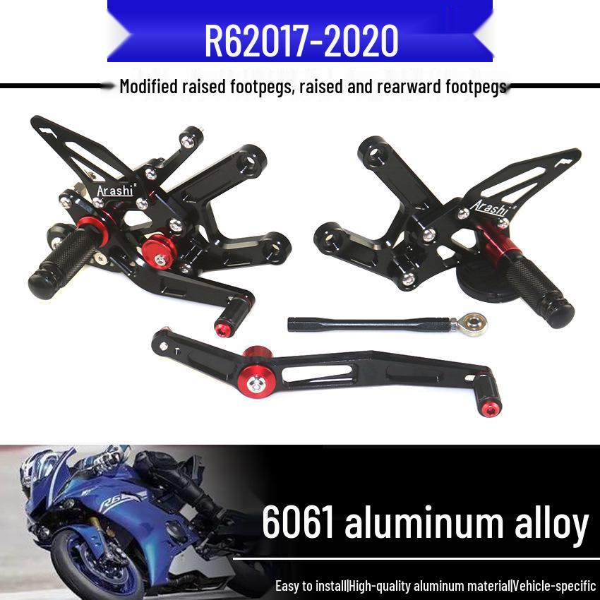 Yamaha R6 2017-2020 Racing Style Raised Footpegs Assembly Titanium
Yamaha R6 2017-2020 Racing Style Raised Footpegs Assembly Titanium