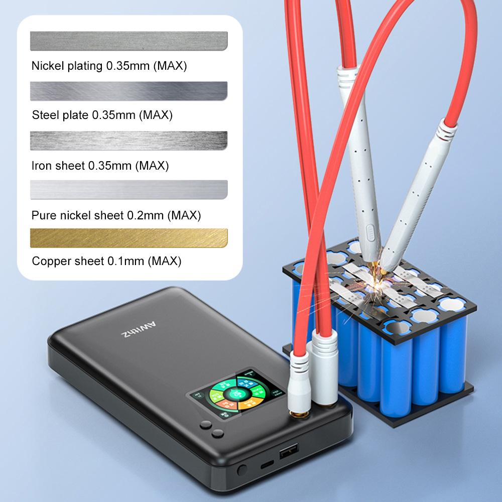 U3 Pro 11000mAh аппарат для точечной сварки 0,1-0,15 мм никелевый сварочный ручной аппарат с цифровым дисплеем сварочный аппарат 18650 литиевая батарея 7500mAh чёрный
U3 Pro 11000mAh аппарат для точечной сварки 0,1-0,15 мм никелевый сварочный ручной аппарат с цифровым дисплеем сварочный аппарат 18650 литиевая батарея 7500mAh чёрный