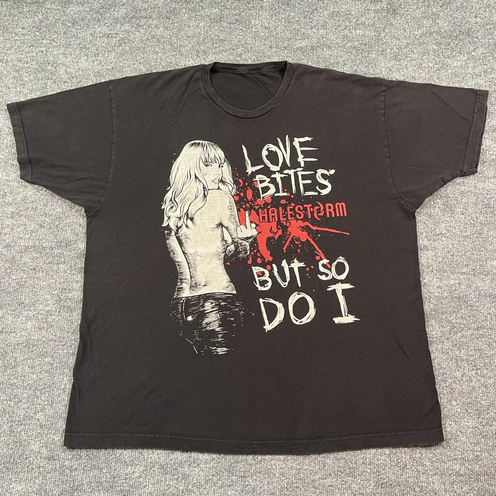 Футболка рок-группы Halestorm 2XL 25x29 Love Bites But So Do I Средний палец 3XL
Футболка рок-группы Halestorm 2XL 25x29 Love Bites But So Do I Средний палец 3XL
