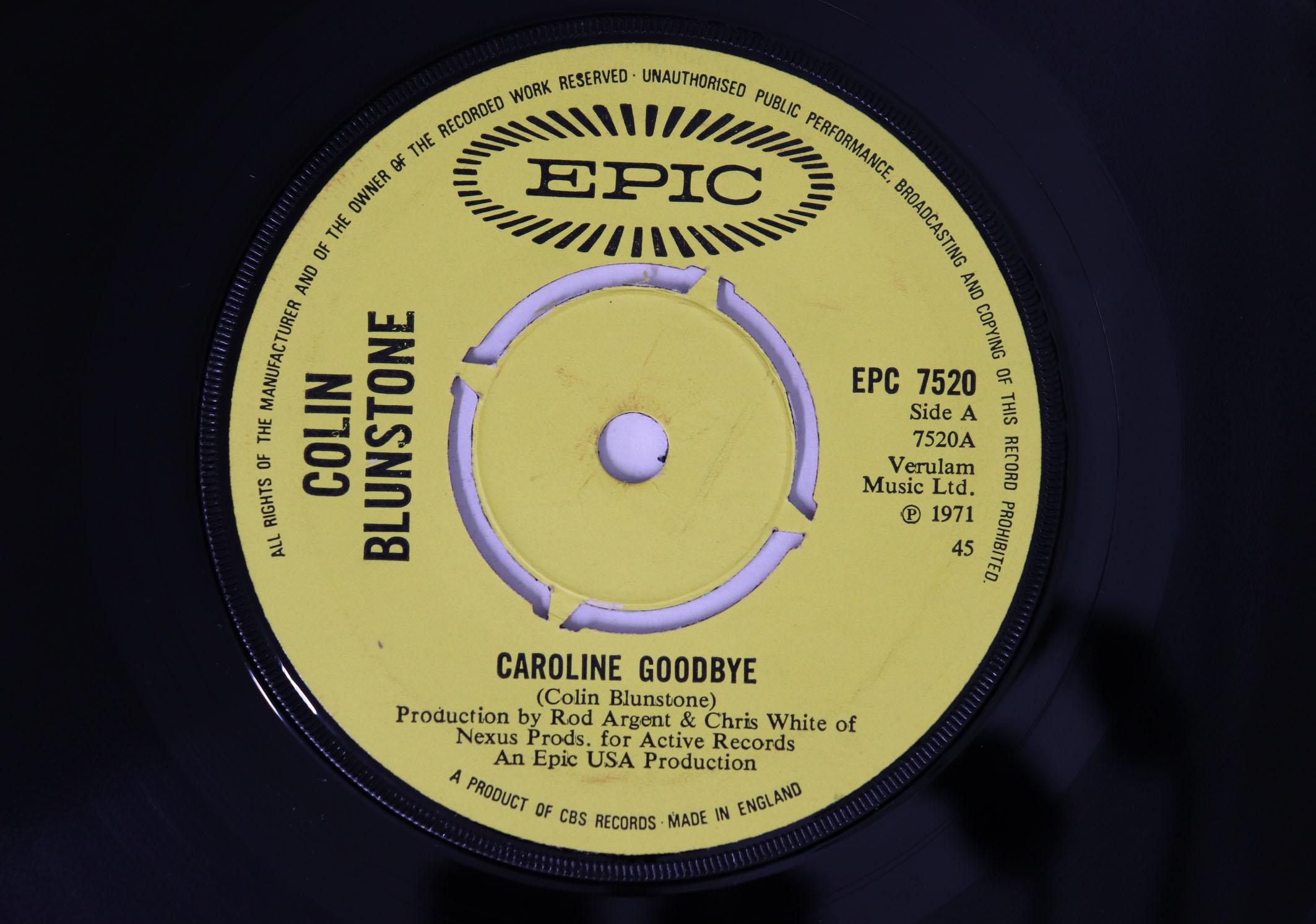 7inch Record COLIN BLUNSTONE - Caroline Goodbye / Though You Are F EPC7520 EPIC 1971 Japan Rock Used
7inch Record COLIN BLUNSTONE - Caroline Goodbye / Though You Are F EPC7520 EPIC 1971 Japan Rock Used