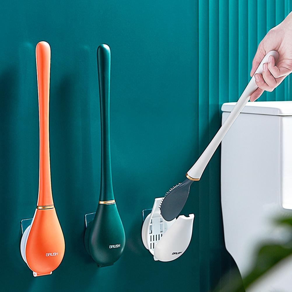 Wall-Mounted Toilet Cleaning Brush Soft Bendable Long Handle Silicone Bathroom Brush Household Dead Corner Cleaning Tools белый
Wall-Mounted Toilet Cleaning Brush Soft Bendable Long Handle Silicone Bathroom Brush Household Dead Corner Cleaning Tools белый