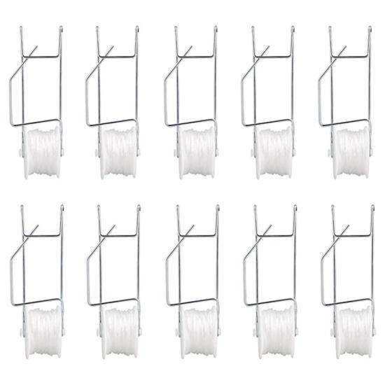 10Pcs Tomato Trellis Roller Hooks Tomato Support Hooks Plant Roller Hook with 15M String Plant Cages Supports Roller Hook for Plant Fruit
10Pcs Tomato Trellis Roller Hooks Tomato Support Hooks Plant Roller Hook with 15M String Plant Cages Supports Roller Hook for Plant Fruit
