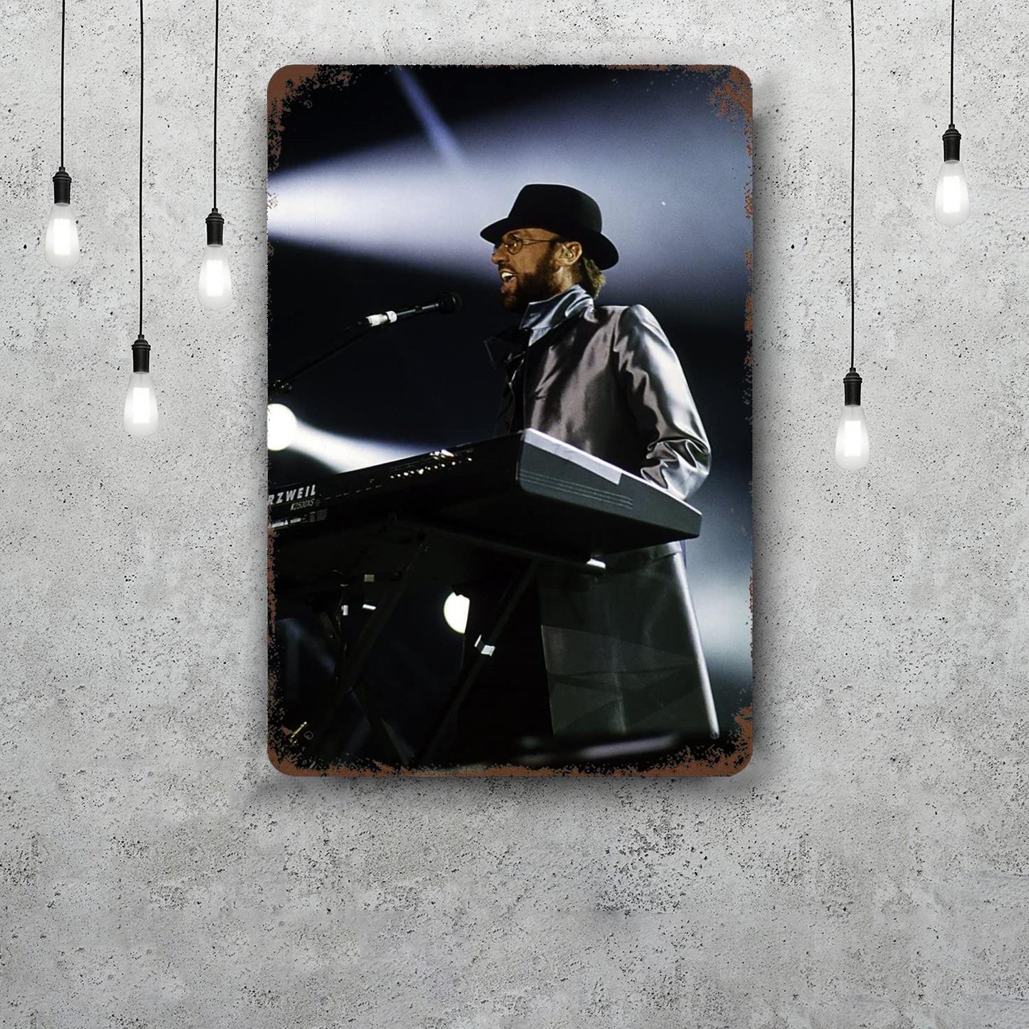 Maurice Gibb Classic Poster Rusty Metal Plaque Retro Decorative Plate Bar Man Cave Garage Club Metal Sign Wall Decoration 20x30cm(7.8x11.8inch)
Maurice Gibb Classic Poster Rusty Metal Plaque Retro Decorative Plate Bar Man Cave Garage Club Metal Sign Wall Decoration 20x30cm(7.8x11.8inch)
