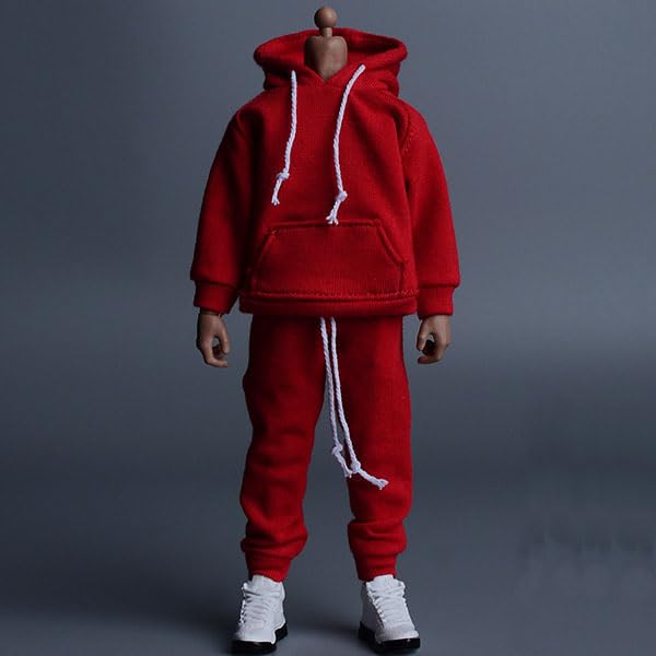 1/12 Scale Red Hoodie and Pants for Action Figures, Ideal for Movies, Anime, Games, and Photography (Body, Head, and Shoes Not Included)
1/12 Scale Red Hoodie and Pants for Action Figures, Ideal for Movies, Anime, Games, and Photography (Body, Head, and Shoes Not Included)