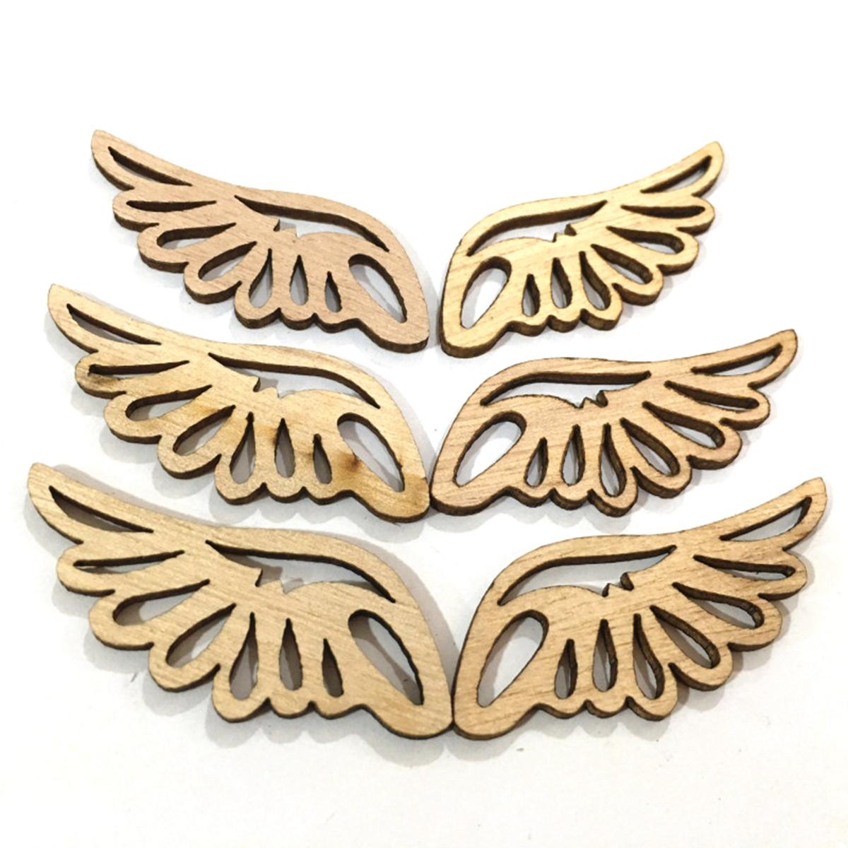 Decorative DIY Craft Embellishments Scrapbooking Pendant Wooden Chips Ornament Angel Wings 10pcs A
Decorative DIY Craft Embellishments Scrapbooking Pendant Wooden Chips Ornament Angel Wings 10pcs A