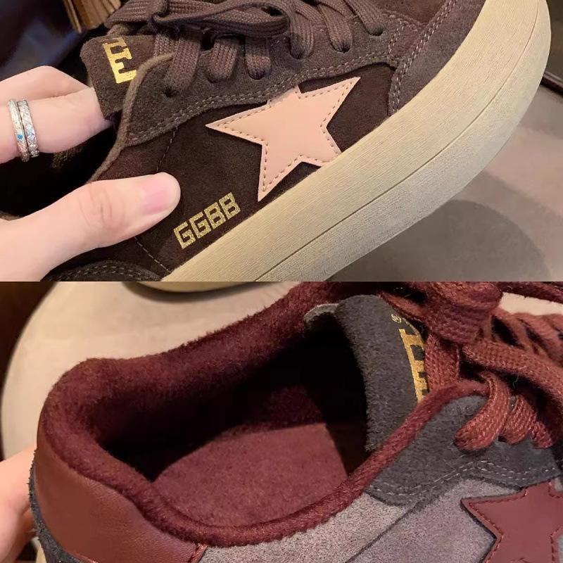 Cowhide version grape mother studiole round head muffin platform bread shoes retro splicing casual wind star board 35 кавовий
Cowhide version grape mother studiole round head muffin platform bread shoes retro splicing casual wind star board 35 кавовий