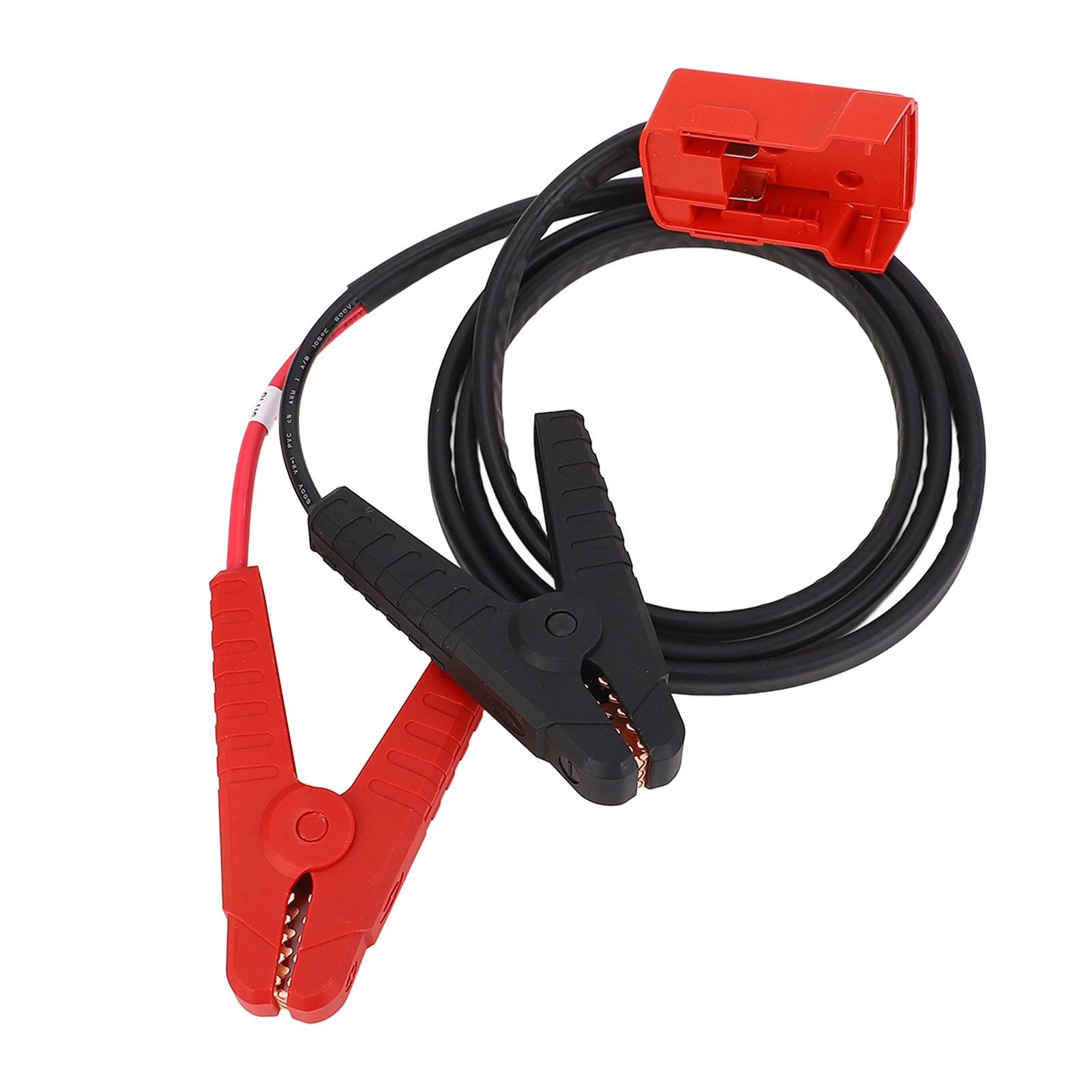 Jumper Cables with Adapter for 48111828 48111815 18V Li Ion Battery 8AWG Car Jump Starter Auto
Jumper Cables with Adapter for 48111828 48111815 18V Li Ion Battery 8AWG Car Jump Starter Auto
