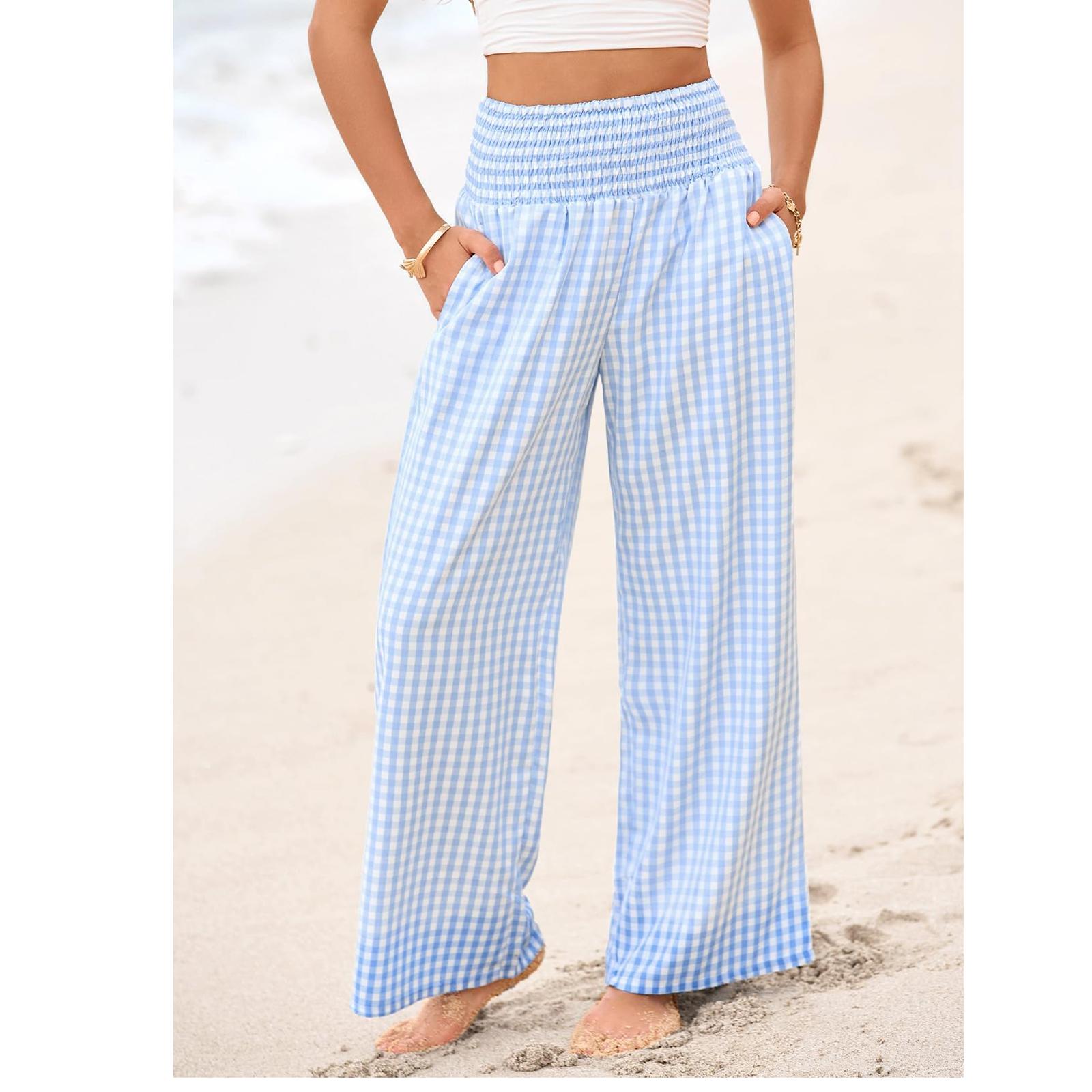 Women Elastic High Waist Pant Casual Fit Wide Leg Long Pants Trousers With Pockets XL синій
Women Elastic High Waist Pant Casual Fit Wide Leg Long Pants Trousers With Pockets XL синій