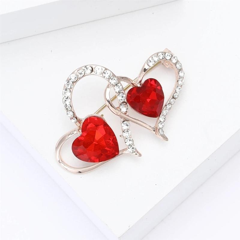 Colorful Rhinestones Heart Brooch for Women Valentines Day Party Accessory CN
Colorful Rhinestones Heart Brooch for Women Valentines Day Party Accessory CN