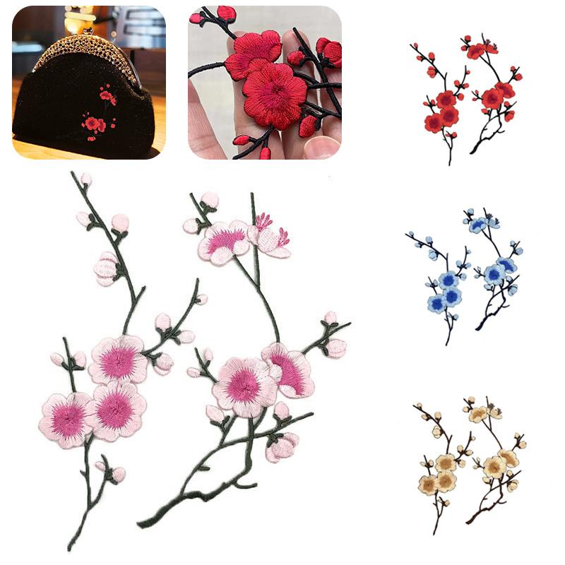 2Pcs Embroidery Clothing Iron Patches 17*8CM Embroidered Appliques DIY Plum Flower For Dress Applique Patch
2Pcs Embroidery Clothing Iron Patches 17*8CM Embroidered Appliques DIY Plum Flower For Dress Applique Patch
