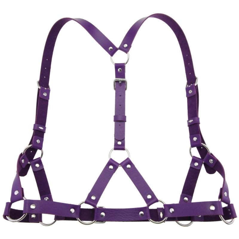 Punk Style Adjustable Body Chain Harness Belt PU Leather For Comfortable And Convenient Wear In Various Occasion фиолетовый
Punk Style Adjustable Body Chain Harness Belt PU Leather For Comfortable And Convenient Wear In Various Occasion фиолетовый