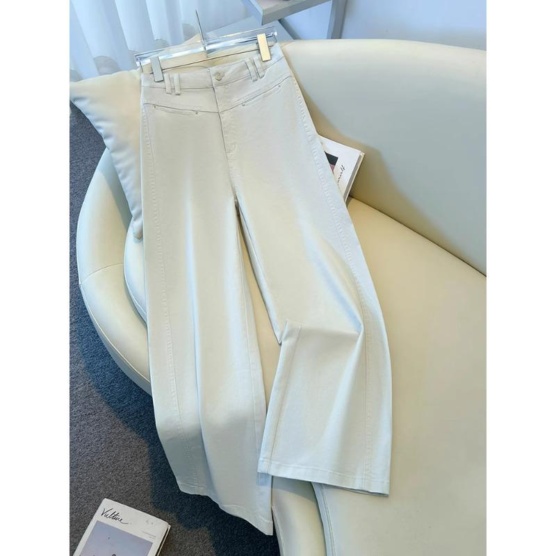 Women s Wide-Leg White Jeans, Spring Summer 2025 - Retro Slim Fit, Loose Straight-Leg Trousers 28/L recommended 105-115 jin
Women s Wide-Leg White Jeans, Spring Summer 2025 - Retro Slim Fit, Loose Straight-Leg Trousers 28/L recommended 105-115 jin