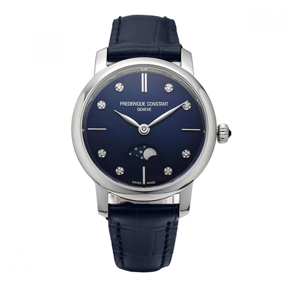 Жіночий шкіряний годинник Frederick ConStant Fc 206mpnd1S6 Slimline Moon PhaSe Diamond S FC-206MPND1S6
Жіночий шкіряний годинник Frederick ConStant Fc 206mpnd1S6 Slimline Moon PhaSe Diamond S FC-206MPND1S6