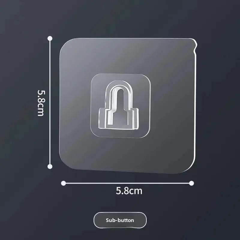 Multi-purpose Transparent Hooks Double-sided
Multi-purpose Transparent Hooks Double-sided