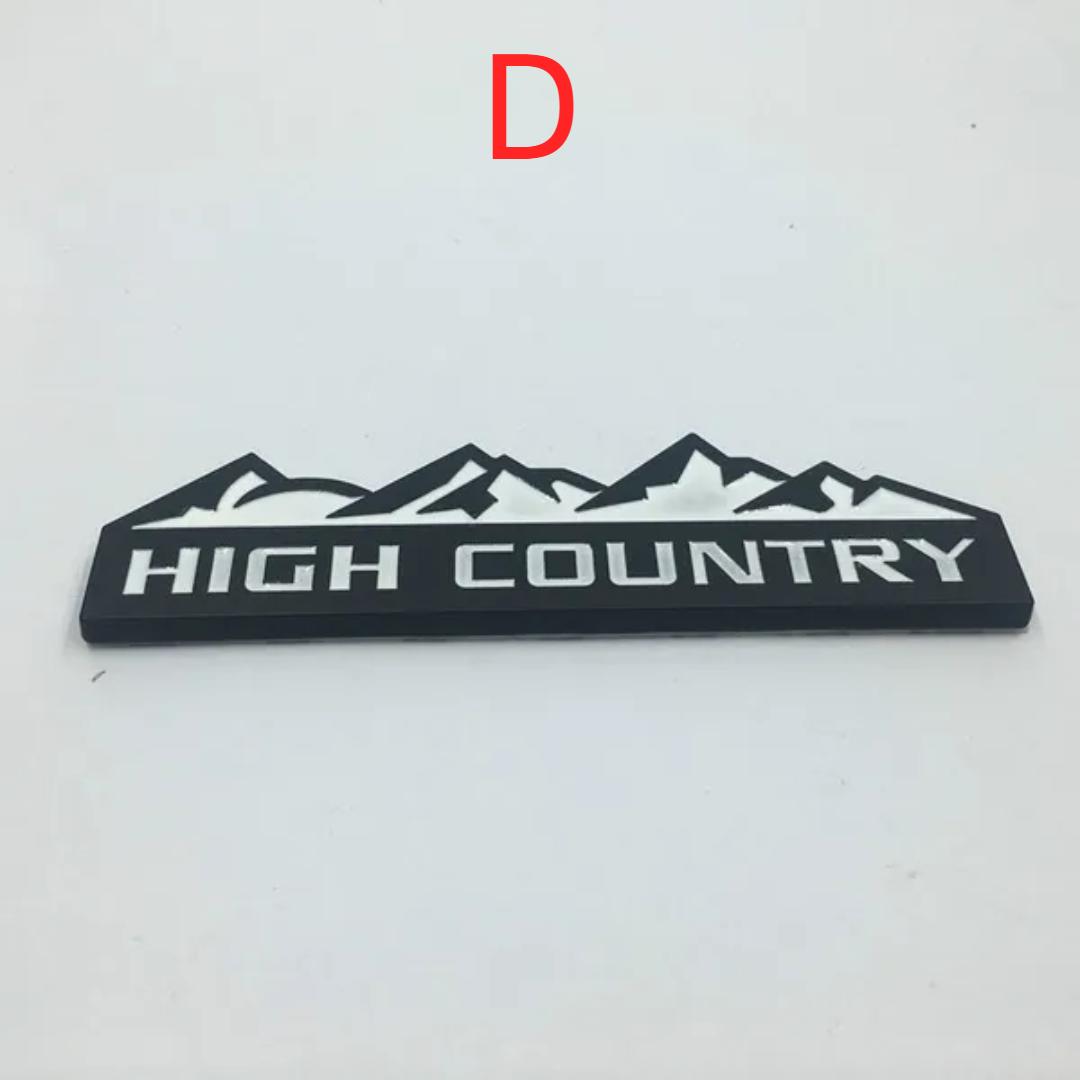 3D буквенный логотип, автомобильные наклейки, эмблема, хвост, значок, задний багажник, наклейки для C/hevrolet S/ilverado S/ierra, крыло или задняя дверь, эмблема HIGH COUNTRY, заводская табличка D
3D буквенный логотип, автомобильные наклейки, эмблема, хвост, значок, задний багажник, наклейки для C/hevrolet S/ilverado S/ierra, крыло или задняя дверь, эмблема HIGH COUNTRY, заводская табличка D