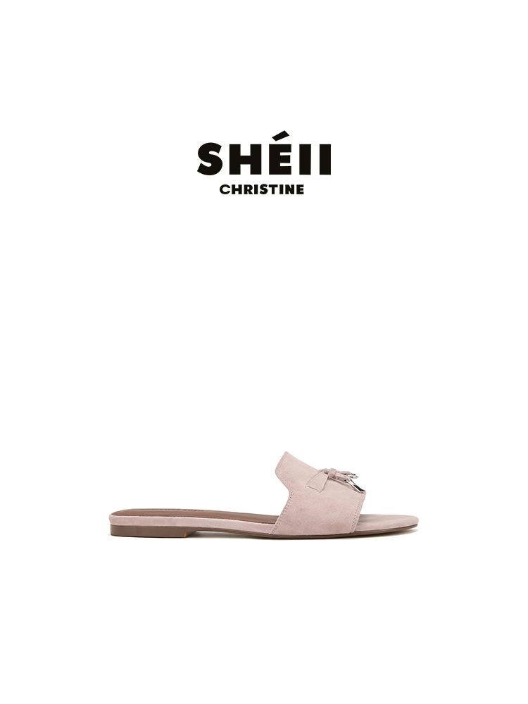 Sheepskin version Su Yinyin same retro old money fringed cool slippers lock flat bottom one-word slippers women s summer wear 35
Sheepskin version Su Yinyin same retro old money fringed cool slippers lock flat bottom one-word slippers women s summer wear 35