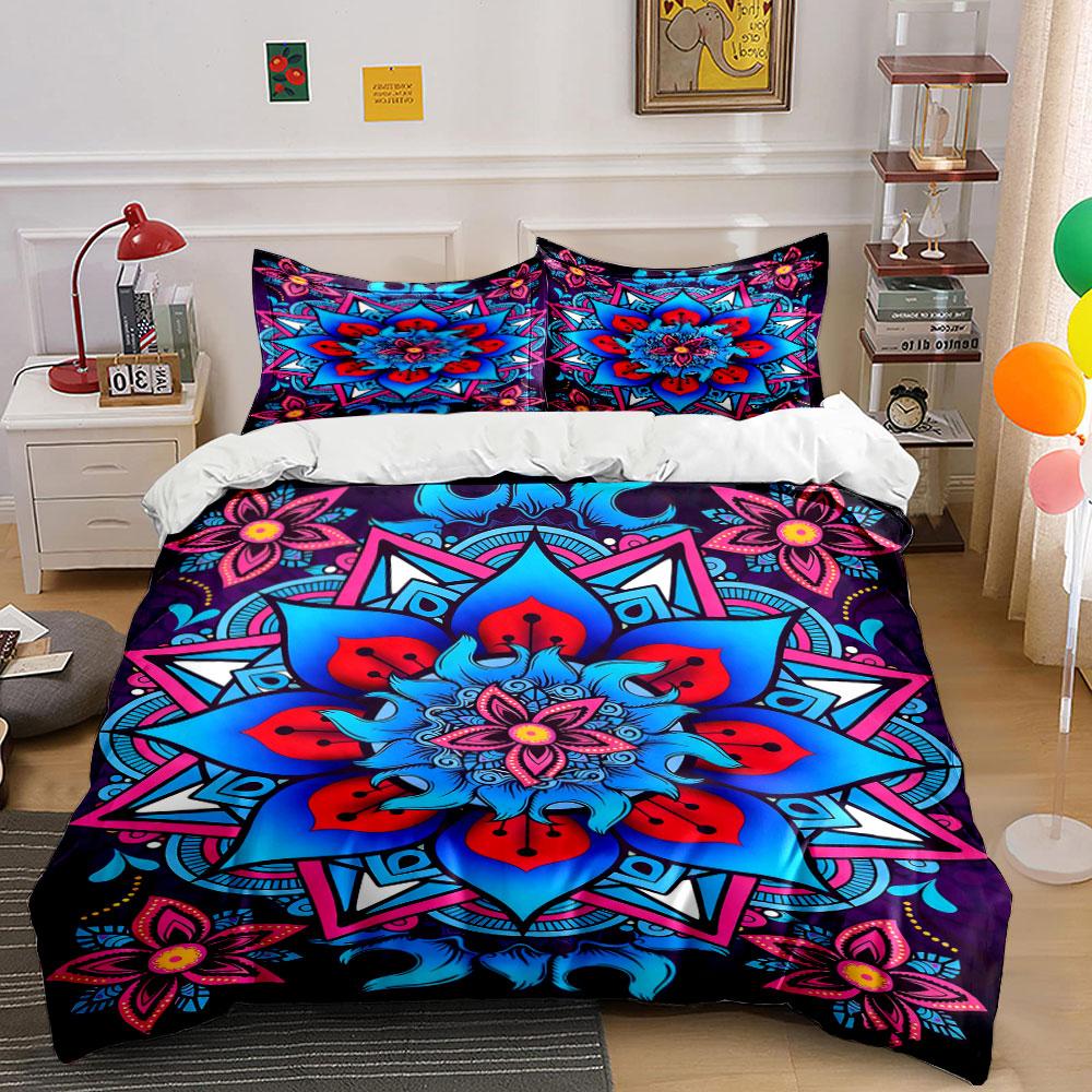 Mandala with floral elements. Bedding sets Duvet cover sets Duvet covers Pillowcases(1 * Duvet Cover 2 * Pillowcases, without duvet insert) 135x200cm
Mandala with floral elements. Bedding sets Duvet cover sets Duvet covers Pillowcases(1 * Duvet Cover 2 * Pillowcases, without duvet insert) 135x200cm