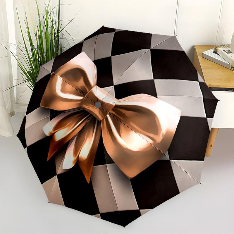 1pc Bowtie Checkerboard Automatic Opening and Closing Folding Umbrella with 8 Iron Ribs - Portable, Foldable for Travel yy251124128
1pc Bowtie Checkerboard Automatic Opening and Closing Folding Umbrella with 8 Iron Ribs - Portable, Foldable for Travel yy251124128