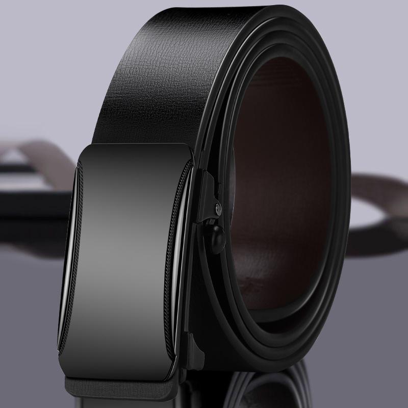 Деловой мужской ремень из натуральной кожи с автоматической пряжкой, повседневный мужской ремень из коровьей кожи, простой ремень для брюк для людей среднего и молодого возраста 115cm
Деловой мужской ремень из натуральной кожи с автоматической пряжкой, повседневный мужской ремень из коровьей кожи, простой ремень для брюк для людей среднего и молодого возраста 115cm