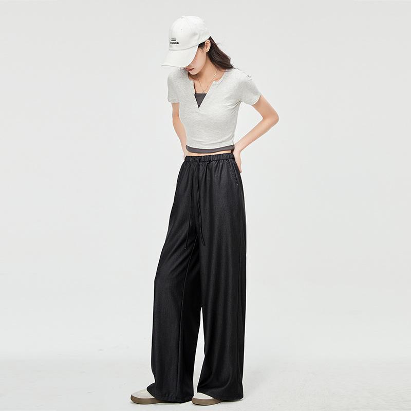 Темно-синие простые прямые джинсы для женщин на лето Новые с высокой талией Высоко-облегающие Длинные Повседневные Широкие брюки XL
Темно-синие простые прямые джинсы для женщин на лето Новые с высокой талией Высоко-облегающие Длинные Повседневные Широкие брюки XL