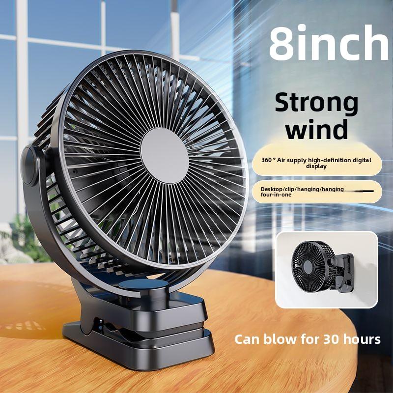 Strong Wind 8-inch Strong Wind Student Dormitory Kitchen Office Camping Outdoor Long Battery Life USB Rechargeable Clip-on Fan
Strong Wind 8-inch Strong Wind Student Dormitory Kitchen Office Camping Outdoor Long Battery Life USB Rechargeable Clip-on Fan