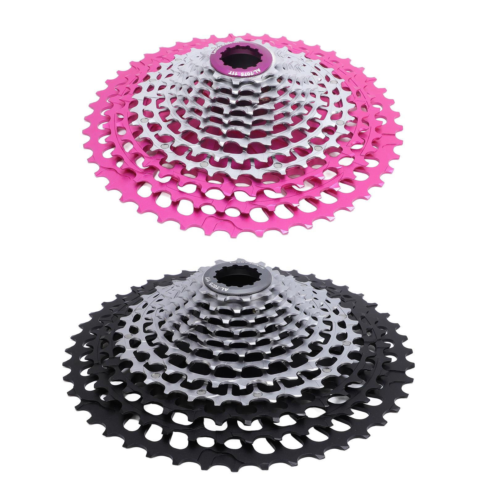 12 Speed Mountain Bike Cassette Ultra Light 11-46T Colorful CNC Integrated Hollow Design Bicycle Cas Rose Red Silver
12 Speed Mountain Bike Cassette Ultra Light 11-46T Colorful CNC Integrated Hollow Design Bicycle Cas Rose Red Silver