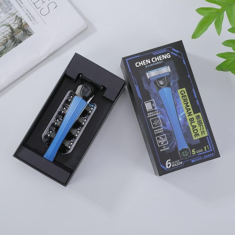 Men s Manual Shaving Kit - 6-layer Blade Convenient and Comfortable Shaving Razor with 1 Handle and 5 Blades. Beard Trimmer. Box packaging синий
Men s Manual Shaving Kit - 6-layer Blade Convenient and Comfortable Shaving Razor with 1 Handle and 5 Blades. Beard Trimmer. Box packaging синий