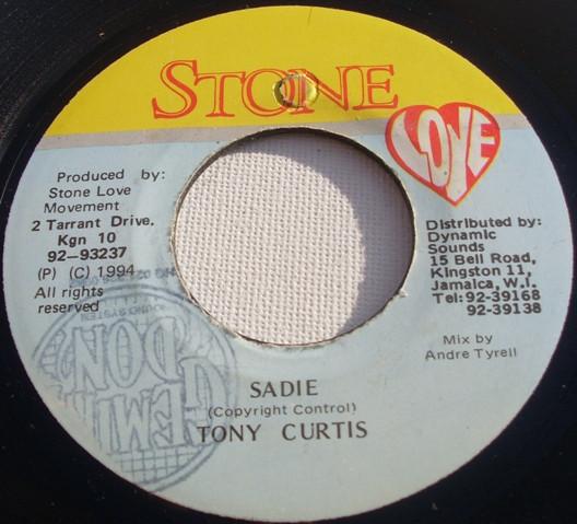 7inch Record TONY CURTIS - Sadie NONE Stone Love 1994 Jamaica Reggae, Ska & Dub Used
7inch Record TONY CURTIS - Sadie NONE Stone Love 1994 Jamaica Reggae, Ska & Dub Used