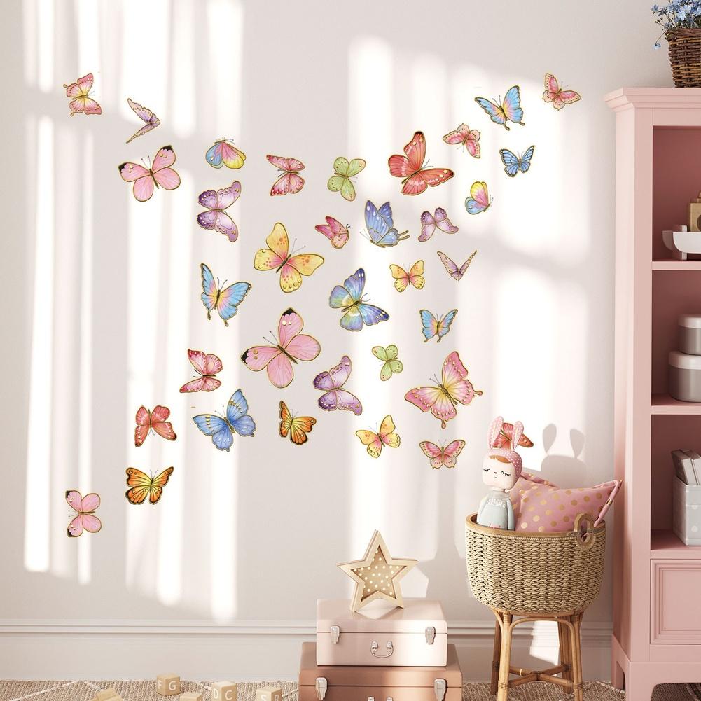 Colorful Butterfly PVC Wall Decals with Shiny Hot Stamp Design for Bedroom For Living Room Home Decoration 102x90cm China Mainland
Colorful Butterfly PVC Wall Decals with Shiny Hot Stamp Design for Bedroom For Living Room Home Decoration 102x90cm China Mainland