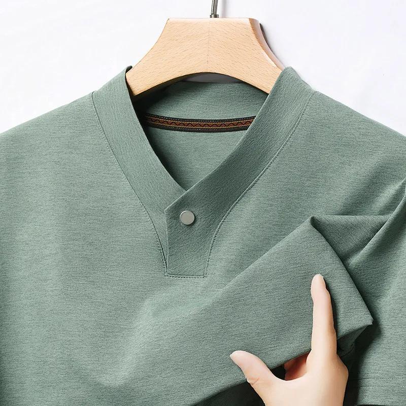 2026 Korean Style Men s Casual and Fashionable One Button V-neck Solid Color Short Sleeved T-shirt Summer Versatile Top M зелёный
2026 Korean Style Men s Casual and Fashionable One Button V-neck Solid Color Short Sleeved T-shirt Summer Versatile Top M зелёный