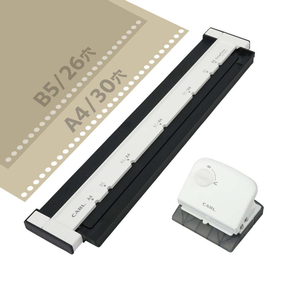 Carl Office Gauge Loose Hole 5 Made in Japan Punch, Leaf, Multi-hole, A4/30 Hole, B5/26 Compatible, Pieces, Black, GP-J2630-K чорний
Carl Office Gauge Loose Hole 5 Made in Japan Punch, Leaf, Multi-hole, A4/30 Hole, B5/26 Compatible, Pieces, Black, GP-J2630-K чорний