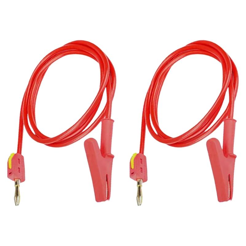 2pcs Multimeter Test Leads Cable Set With Alligator Clips Banana Plugs Probes 1Meter Copper Cables For Home Car Circuits
2pcs Multimeter Test Leads Cable Set With Alligator Clips Banana Plugs Probes 1Meter Copper Cables For Home Car Circuits