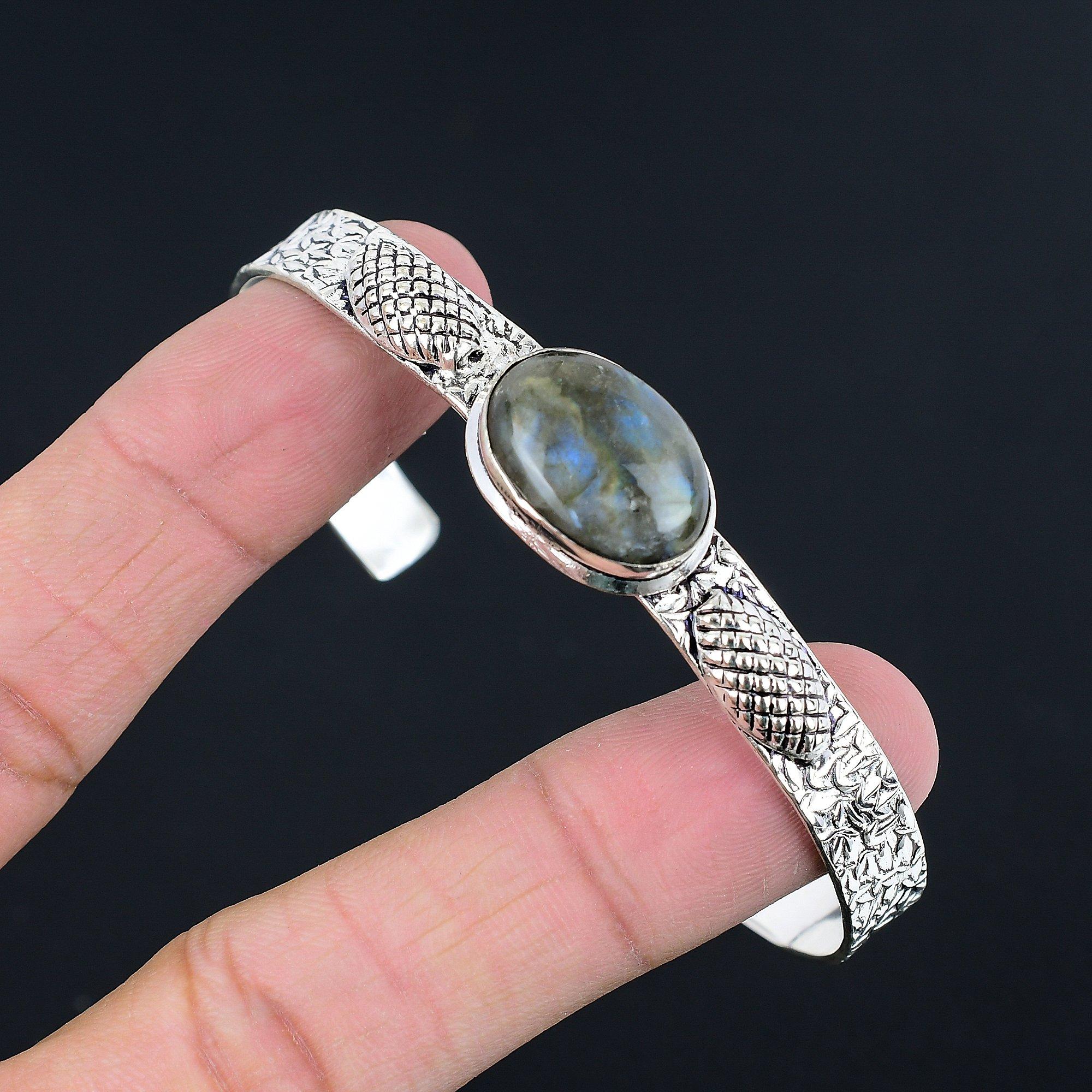 Sisters Day Sale 925 Sterling Silver Oval Labradorite Gemstone Wife New Bangle Adjustable
Sisters Day Sale 925 Sterling Silver Oval Labradorite Gemstone Wife New Bangle Adjustable