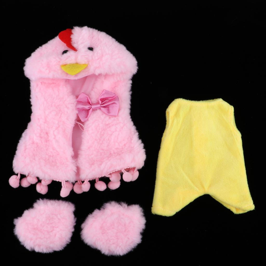 Стильные плюшевые комбинезоны-накидки для куклы 25 см
Стильные плюшевые комбинезоны-накидки для куклы 25 см