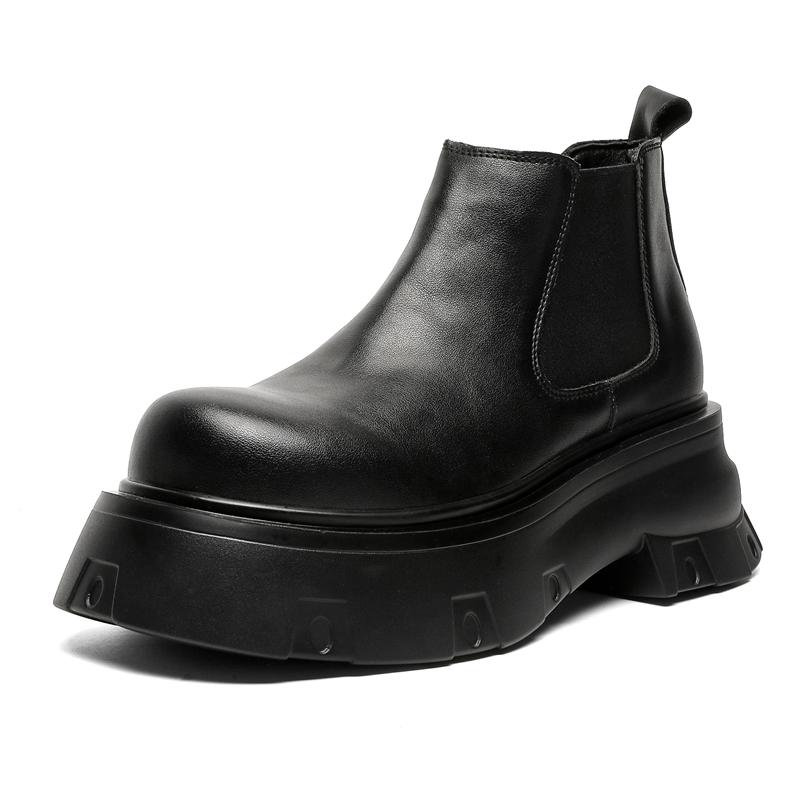 Men s Black thick soled boots Trendy minimalist style Work and office Autumn and Winter Outdoor Young leather shoes New Hot 44 чорний
Men s Black thick soled boots Trendy minimalist style Work and office Autumn and Winter Outdoor Young leather shoes New Hot 44 чорний