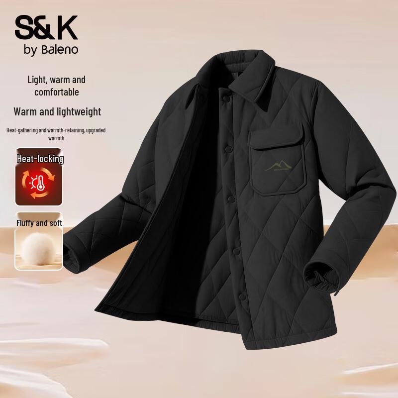 Baleno Men s S&K Quilted Collared Jacket L
Baleno Men s S&K Quilted Collared Jacket L