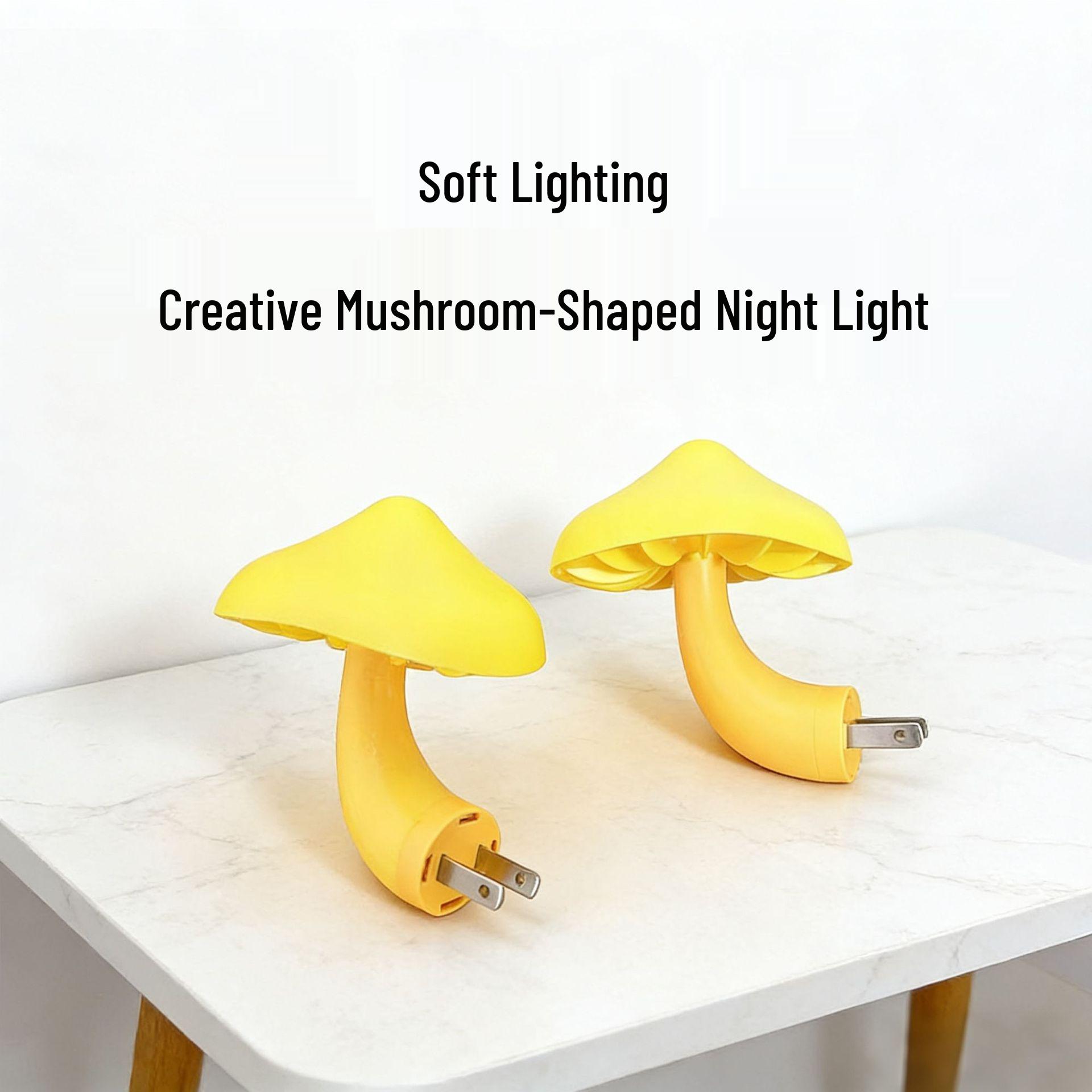 Mushroom Night Light: Energy-Saving, Light-Controlled, Warm Bedroom Bedside Lamp 0.7W
Mushroom Night Light: Energy-Saving, Light-Controlled, Warm Bedroom Bedside Lamp 0.7W