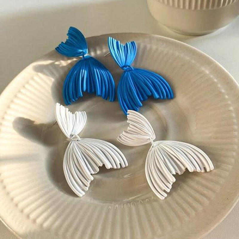Shari er Shell Shape Summer Blue Women s Earrings white
Shari er Shell Shape Summer Blue Women s Earrings white