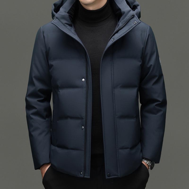 Men s Winter Business Casual Thick Down Jacket with Detachable Hood XL темно-синього кольору
Men s Winter Business Casual Thick Down Jacket with Detachable Hood XL темно-синього кольору